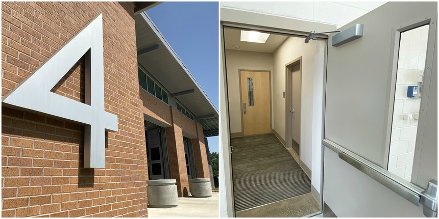 Fire Station #4, which was opened this summer, was constructed on a budget of $5.8 million and includes major innovations and enhanced safety and health amenities for the firefighters. Station 4 features specially designed air-lock entry areas that prevent carcinogens from entering the living quarters from the station bay.