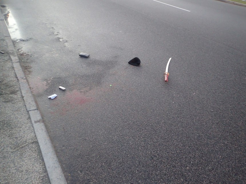 The suspect was also found with a knive on his person. (Photo/WA Police Union)