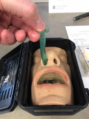 The nasopharyngeal airway is a great tool but takes practice to administer.