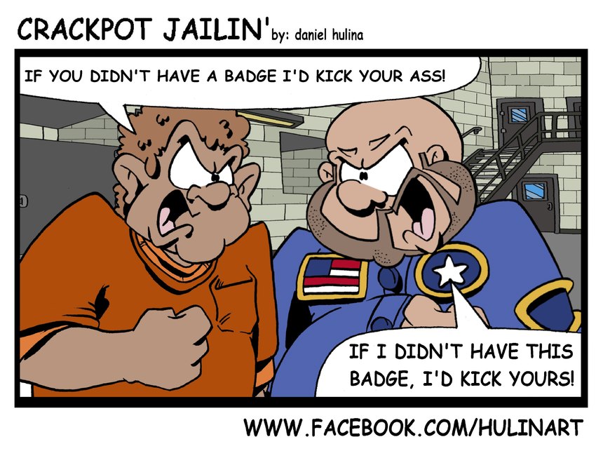 Correctional Officer Humor Comic The Badge 1120