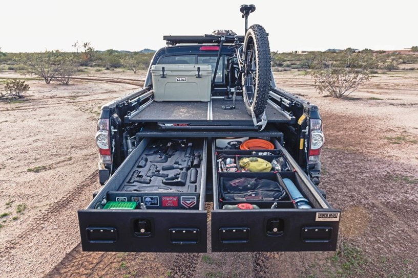 TruckVault's storage systems are versatile in order to fit any lifestyle. (Photo/TruckVault)