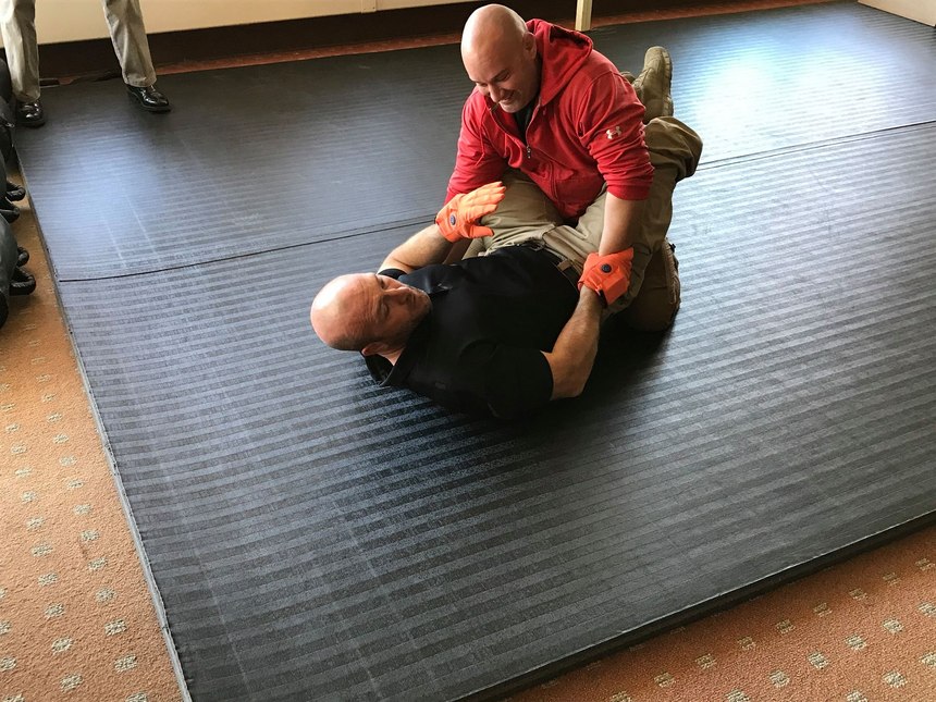 Testing of the GLOVE involved multiple trips to the range and the mat room.