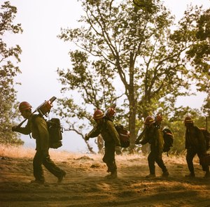 In order to get this level of up-close footage, the filmmakers had to get certified themselves as wildland firefighters.