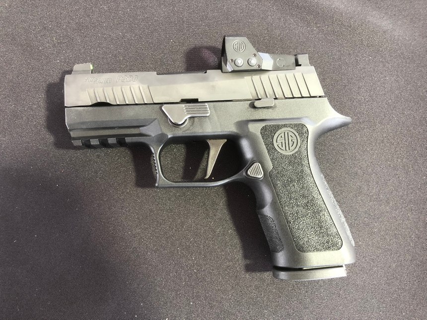 The SIG P320 RXP XCompact is a perfect middleweight size that can serve both on and off duty. (Photo/Mike Wood)
