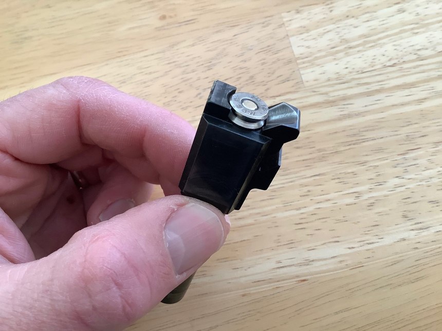 Each round should be checked to make sure it will properly fit in the chamber.