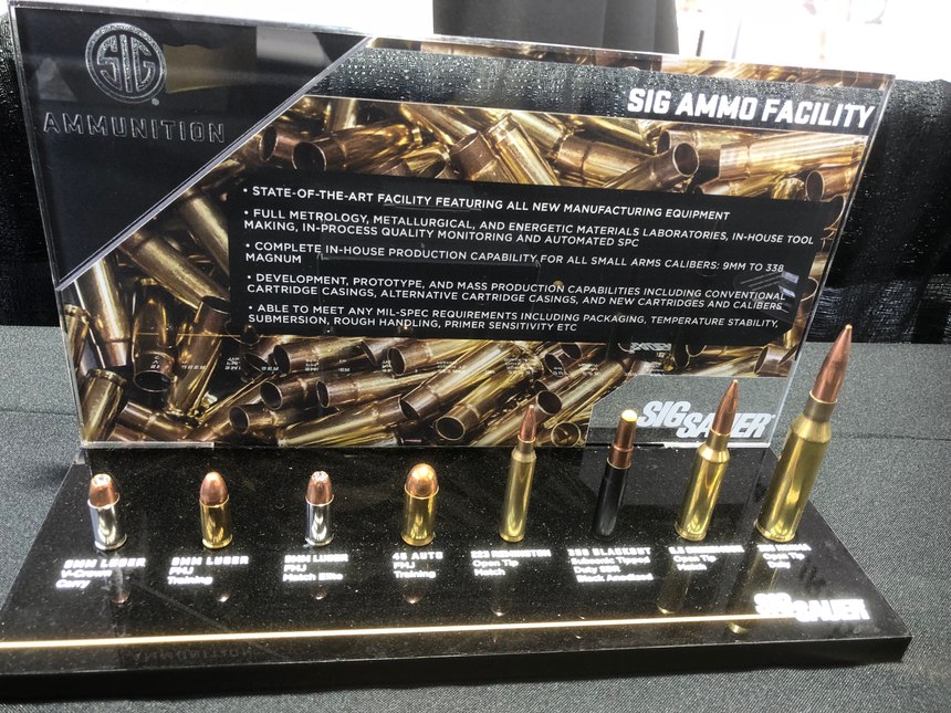 Sig Sauer’s new ammunition facility will be busy meeting the needs of the Federal Law Enforcement Training Center as a result of the new $7.5M contract. (Photo/Mike Wood) 