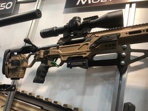 Modular rifles, like this CADEX Defence CDX-MC KRAKEN, boast numerous advantages over traditional, single-caliber sniper rifles. (Photo/Mike Wood)