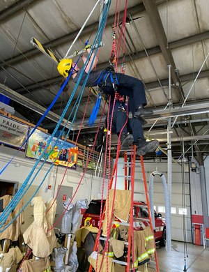 Use different variables and scenarios during rope rescue training.