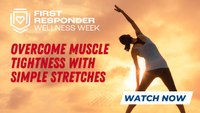 On-duty stretches and posture exercises for first responders