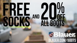 20% Off Boots + FREE Socks – Code <b>BLAUERBOOT</b>