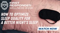 Sleep prep checklist for first responders