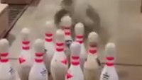Fire hose roll bowling
