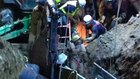 Responders free construction worker buried in trench
