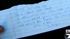 Cal Fire crews leave family note after fire destroys home
