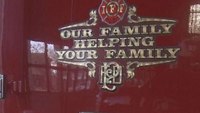 Firefighters told to remove decals from fire trucks