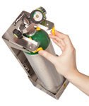 Quic-Release Strapless "D" Cylinder Bracket